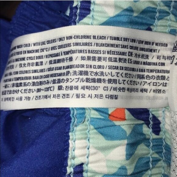 Abercrombie Kid's Blue Swimsuit Board Shorts - Picture 5 of 7